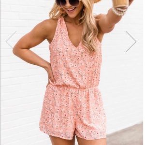 Pink Lily Won’t Break Your Heart Romper
